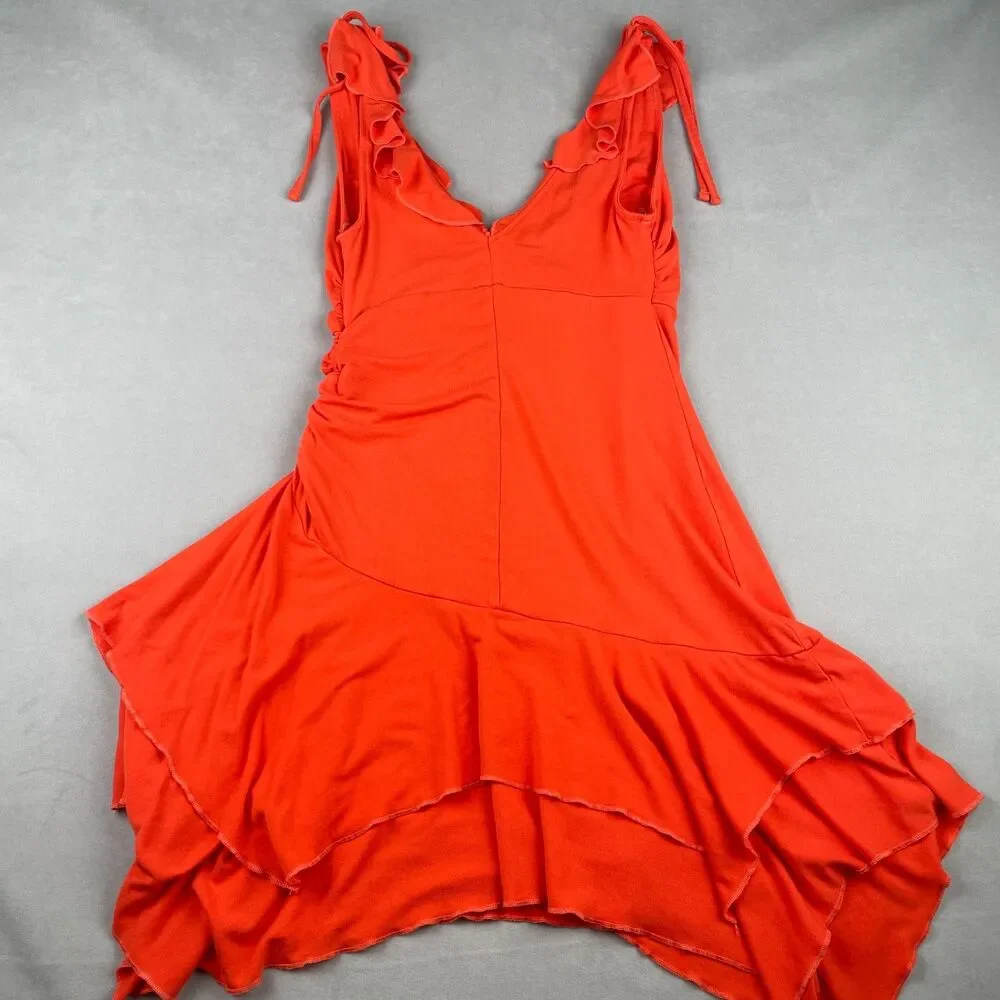 Wild Fable Dress Wmns XS Ruffle Hem Handkerchief Asymmetrical Fairy Summer Beach